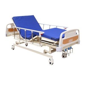 Cama de Hospital Manual de Tres Funciones, Material ABS, para Cuidado de Personas Mayores - Product Image 3