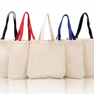 Bolsa de Compras de Lona Natural Orgánica, Bolsa de Mano de Lona de Algodón, Bolsa de Mano Personalizada de Lona - Product Image 4