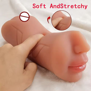 Masturbadores Masculinos de TPE en Oferta, Copa Realista con Color de Piel, Combinación Anal y Oral para una Experiencia Sexual Mejorada, Juguetes Sexuales para Hombres - Product Image 3