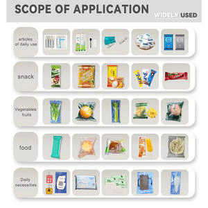 Machine à emballer horizontale automatique de biscuits de casse-croûte machine d'emballage d'oreiller de biscuits de <span class=keywords><strong>sandwich</strong></span> de gaufrette - Product Image 4