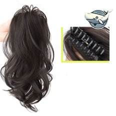 Capelli a coda di cavallo alta onda che intrecciano i toni (WFH1IEH) - Product Image 1