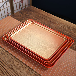 Japanese Style Rectangular Serving <b>Tray</b> <b>Large</b> Thickened Hotel Restaurant Tableware Solid Color Dish For Meals Coffee Tea - Product Image 4