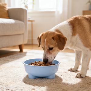 Bol d'alimentation pour <span class=keywords><strong>chiens</strong></span> et chats en PP de qualité alimentaire, base antidérapante, grande capacité, bol intérieur profond, facile à nettoyer, durable pour les animaux de compagnie - Product Image 3