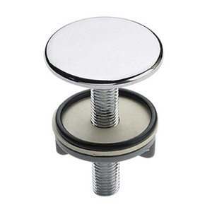 Cubierta Redonda Cromada de Latón para Orificio de Fregadero - Product Image 1