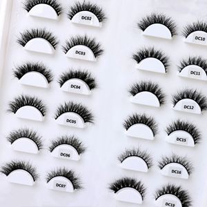 Özel etiket 3D vizon kirpiklere kabarık yumuşak tam kalın Wispy doğal uzun yanlış Eyelashes kıvırcık Lashes toptan Lashes - Product Image 4