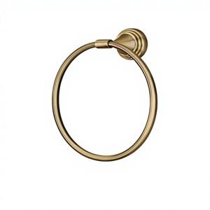 Toallero de Pared de Fácil Instalación para Hoteles y Hogares, Accesorios de Baño Modernos, Toallero Decorativo de Latón de Lujo, Venta al por Mayor - Product Image 1