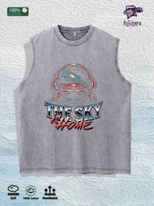 Débardeur Antihero Sky Is Home Astronaut 100% coton US Warehouse 7 couleurs - Product Image 5