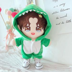CustomPlushMaker Vente en gros : Combinaisons, pantalons, chaussures et pyjamas dinosaures unisexes en coton de 20 cm, rembourrés de coton PP, vêtements mignons - Product Image 3