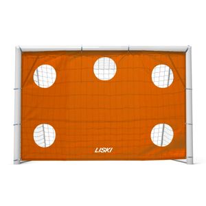 Lámina de PVC Naranja LISKI 'SHOT 2' para Portería de Fútbol 5 con Orificios, 50 cm - con Bandas Elásticas (Tamaño 3 x 2 m) - Product Image 1