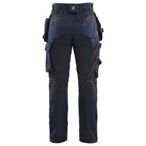 BLAKLADER - 713218328600C42 <b>Women</b>’s Craftsman <b>trousers</b> with <b>stretch</b> Dark navy blue - EAN 7330509923979 WORK <b>TROUSERS</b> - Product Image 2