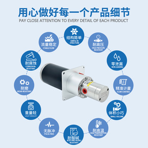 ปั๊มเกียร์แม่เหล็ก Junteng JT MC222XP02BY45B 7.5 ลิตร/นาที ปั๊มสูบจ่ายแบบไร้พัลส์ สแตนเลสสตีล - Product Image 1