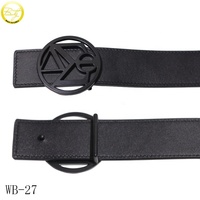 Fabricant de boucles de ceinture tendance, boucle personnalisée en lettres dorées, ceinture réglable, accessoire métallique, forme ronde, logo métallique, quincaillerie pour la taille