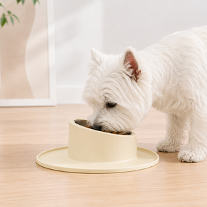 Bol pour chien en silicone de qualité alimentaire moderne et durable avec logo personnalisé, inserts amovibles en acier inoxydable, base antidérapante pour un nettoyage facile - Product Image 6