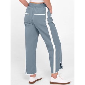 Pantalones Deportivos para Mujer FOXA, Pierna Ancha, Cintura con Cordón, Ligeros, Transpirables, con Franja Lateral, Casuales, con Bolsillos - Product Image 4