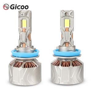 หลอดไฟหน้ารถยนต์ GICOO 240W 250000Lm H7 LED 12V ใช้ได้กับ H11 H4 9005 9006 สีขาว Canbus ป้องกันไฟแจ้งเตือนความผิดพลาด 6000K ชุดไฟหน้ารถยนต์ - Product Image 6