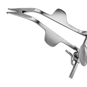 Separador Cervical Tipo Cloward con Dientes, Instrumento Quirúrgico Manual para Cirugía Ginecológica, Certificado CE Clase I - Product Image 1