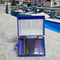 Kit de test DPD portable avec 2x10 comprimés en emballage ABS