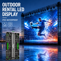 Écran LED modulaire d'extérieur en aluminium pour location, étanche IP65, pour centres commerciaux, scènes et publicité événementielle