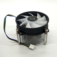 Kipas Pendingin CPU RGB Warna-warni S60C untuk Intel LGA 1700 1200 115X Heatsink Aluminium Senyap Harga Grosir Kipas Pendingin Prosesor PC