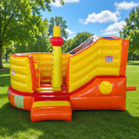 Château gonflable écologique pas cher avec garantie de 3 ans pour les enfants, utilisation en extérieur