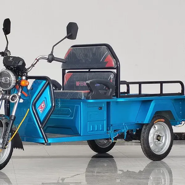 Trike électrique pliable à 3 roues, 20 pouces, 48V 500W, vélo électrique avec panier