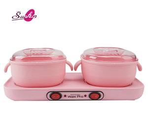 Nouvelle Machine Professionnelle Pliable à Double Pot pour Épilation Électronique au <span class=keywords><strong>Cire</strong></span>, <span class=keywords><strong>Chauffe</strong></span>-<span class=keywords><strong>Cire</strong></span> à Deux Pots en Silicone - Product Image 2