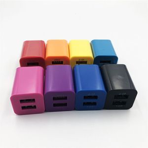 Adaptateur secteur USB double port 5V 2.1A avec prise américaine pour la maison et les voyages, chargeur mural pour smartphone - Product Image 5