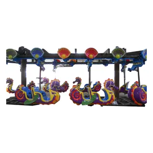 Parque de diversões do preço de fábrica competitivo rotação do cavalo-marinho | equipamentos do parque do tema ao ar livre crianças equipamentos de diversões para venda