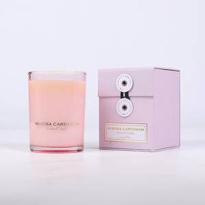 Nuevo diseño de cera de soja natural, vela perfumada de lujo, tarro de cristal de etiqueta privada con caja hecha a mano - Product Image 4