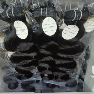 הסיטונאי לא מעובד cuticle burmese שיער גלי עמוק גולמי שיער קמבודיאן גל טבעי צמודות - Product Image 4