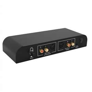 Préamplificateur phono et microphone double fonction GC - Préamplificateur stéréo à gain élevé avec égalisation RIAA et ports RCA/DIN plaqués or - Product Image 2