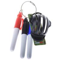 Nouvel ensemble de marqueurs de balle de golf, kit de marquage de ligne, stylo marqueur de balle, dispositif de visée de balle de golf à trois lignes