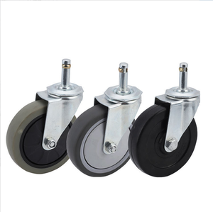 Ruedas Universales Giratorias de Goma TPR de 4 Pulgadas, Capacidad de Carga de 1200 Libras, Silenciosas, Resistentes, OEM Ntl para Carritos, <span class=keywords><strong>Carretillas</strong></span> y Plataformas - Product Image 2