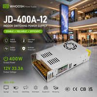 Alimentation régulée AC/DC à haute efficacité JD-400A-24 24V 16.7A |   Convertisseur d'éclairage LED intérieur à économie d'énergie