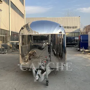Chariot de vente ambulant en acier inoxydable, prix d'usine, remorque de camion de cuisine mobile à vendre – Meilleures ventes UE - Product Image 6