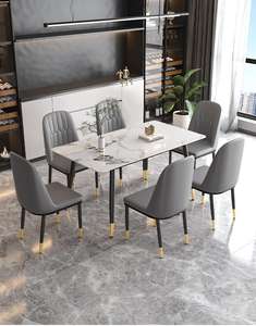 Tavolo da pranzo in marmo di lusso moderno, - Product Image 5