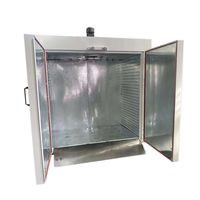 Horno industrial grande Caja de secado de partículas de plástico de doble puerta Horno industrial termostático inteligente