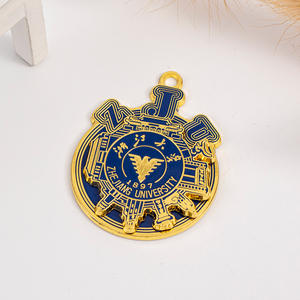 Insignia de Esmalte Duro Chapada en Oro Metálico, Impresa con UV, Regalo de Graduación, Medalla Conmemorativa, Impresión de Logotipo para Grandes Eventos - Product Image 3