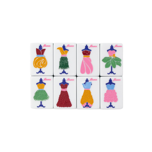 Set di Tessere Mahjong Americano Verde Perla, Tre Strati in Acrilico, Lusso Moderno, Tagliato e Incollato a Mano, Lucidato, Vendita all'Ingrosso - Product Image 4