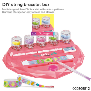 Kit de fabrication de bracelets pour filles avec machine à tricoter manuelle, jouet DIY pour filles de 5 <span class=keywords><strong>ans</strong></span> - Product Image 3