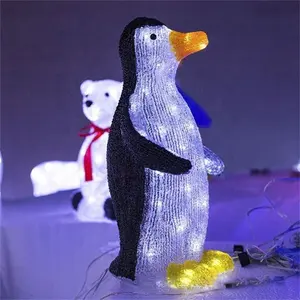 Shape Customization Led Decoration Antarctic Penguin Christmas Lights