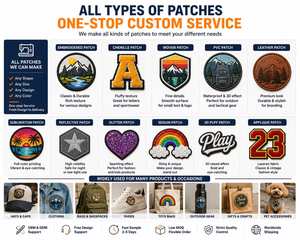 Wholesale Bulk Hook Loop Badges Custom Design logo Waterproof <b>Iron</b> on Embroidered Patches for Clothing Accessories Decorations - Product Image 2