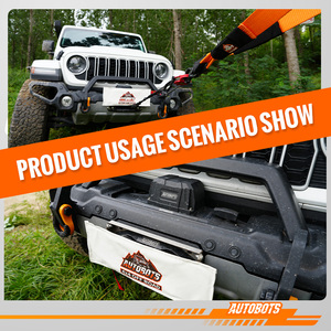 Verricello Elettrico AUTOBOTS Db da 13500 lbs con Motore 12V DC e Corda Sintetica 24V per Traino su Sabbia per Auto Camion Rimorchio <span class=keywords><strong>Jeep</strong></span> 4WD - Product Image 6