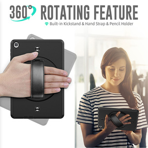 Funda 3 en 1 con soporte para tableta para niños, protector de pantalla y correas para <span class=keywords><strong>Huawei</strong></span> <span class=keywords><strong>Matepad</strong></span> <span class=keywords><strong>T10S</strong></span>/T10, 10,1 ", a prueba de golpes, cubierta de Tpu para PC seguro - Product Image 4