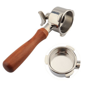 Porte-filtre à café en acier inoxydable 54 mm, tête de porte-filtre à double bec, porte-filtre à café 54 mm adapté à Breville - Product Image 5