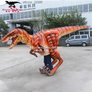 판매를위한 bbc 성인 공룡의 animatronic velociraptor 카니발 의상