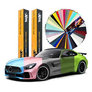 <span class=keywords><strong>Film</strong></span> de protection de carrosserie en vinyle PET 7mil noir mat anti-rayures et anti-UV, violet charme, 1,52*17m, vente en gros usine - Product Image 6