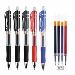 K35 Clickable Gel Pen 0.5mm Black Ink Bullet Tip For Student Office Use - Product Image 1