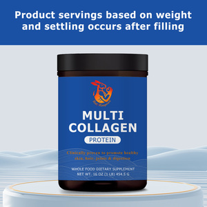 Customized Multi Collagen Peptides <b>Protein</b> Powder with Vitamin C 2 billion CFU Probiotics Supports Healthy Hair Joints Skin Gut - Product Image 2