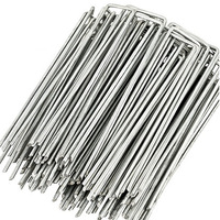 Haute qualité écologique en acier galvanisé métal fournitures de jardin sol pelouse clôture tente agrafes ancres piquets chevilles broches pointes